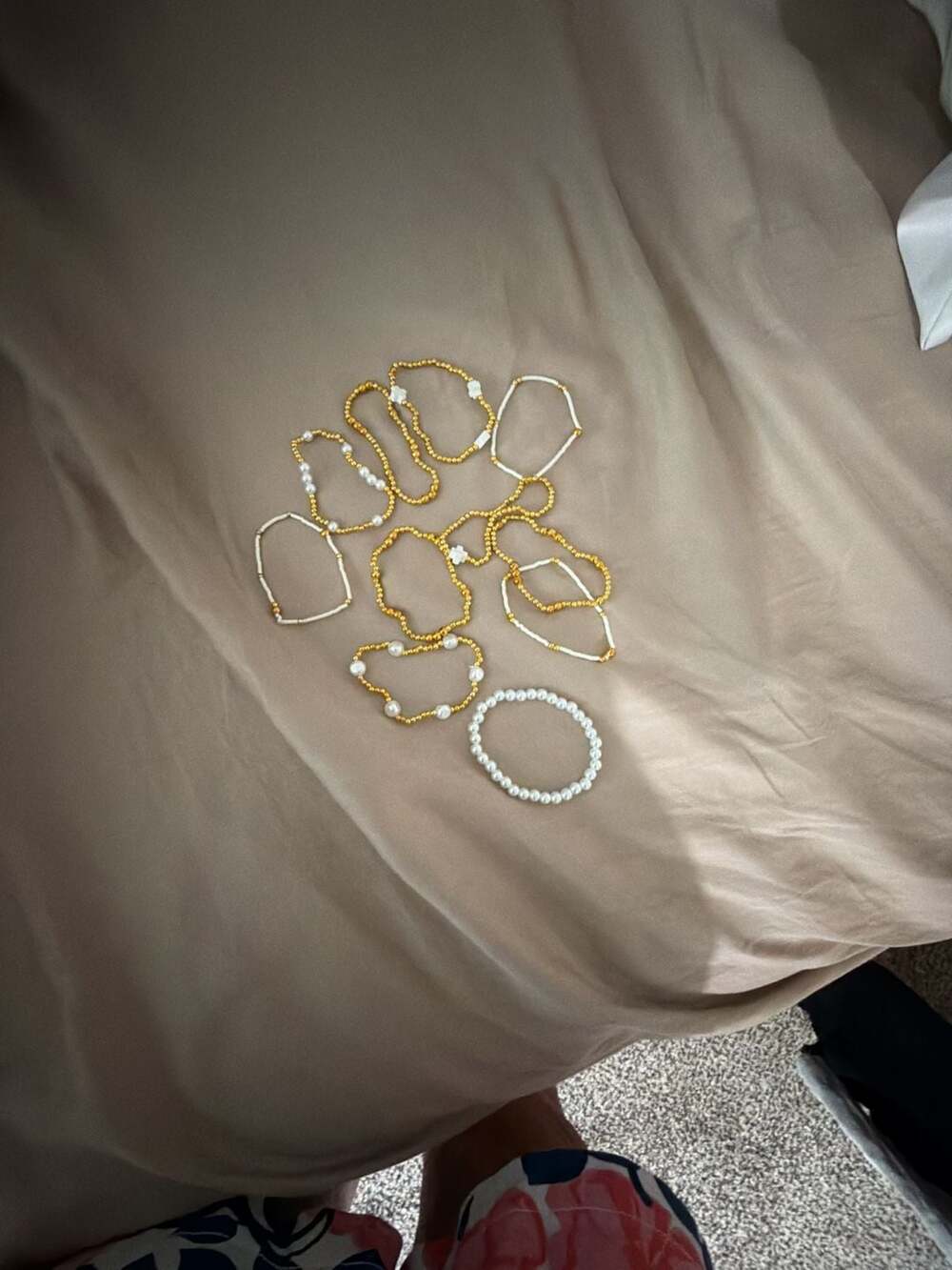 Enewton Gold and Pearl Stacking Bracelet Collection